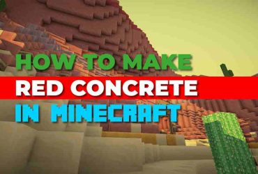 How To Make Red Concrete In Minecraft